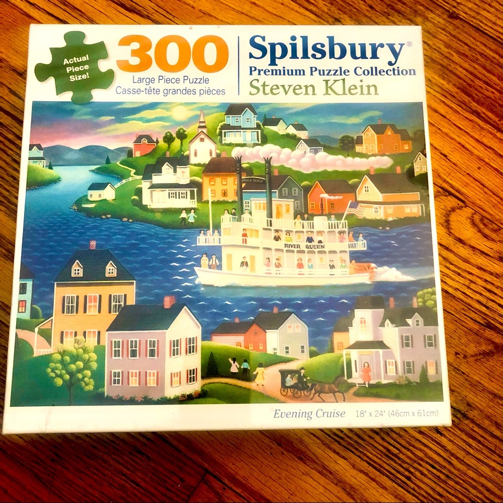 Spilsbury Large Piece Puzzle “Evening Cruise” by Steven Klein